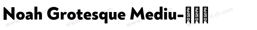 Noah Grotesque Mediu字体转换 Noah Grotesque Mediu字体转换